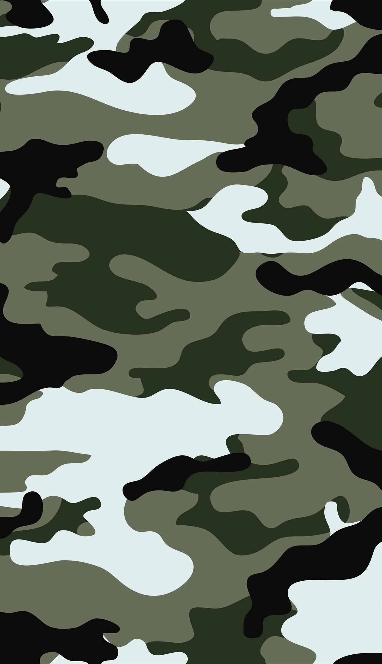 Camouflage Pattern Wallpaper: Seamless military texture background