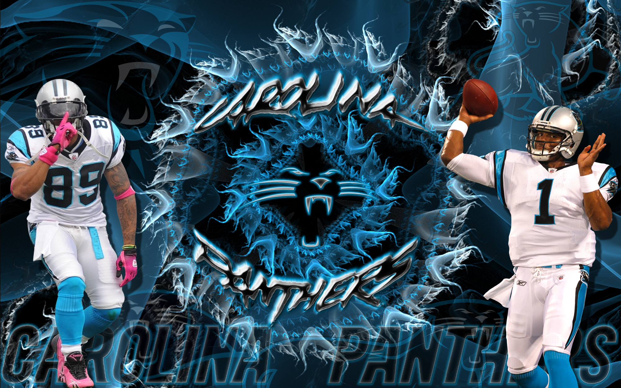 Carolina Panthers Explosion Wallpaper For Phones And Tablets
