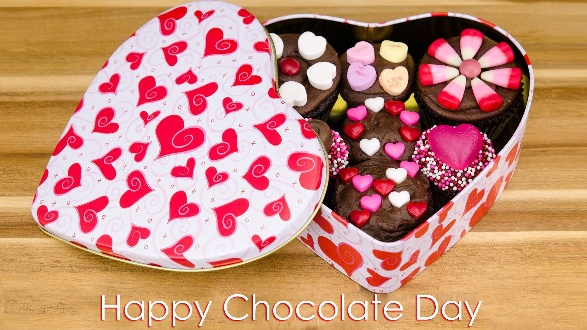 Happy Chocolate Day HD Wallpaper