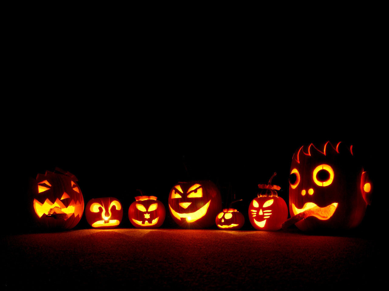 Scary Happy Halloween Desktop Wallpaper