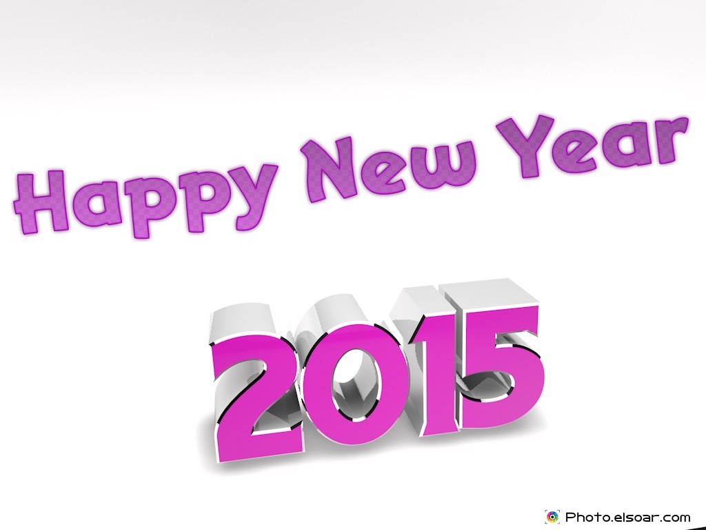 Elegant Happy New Year 2015 3D Wallpapers Elsoar 1024x768