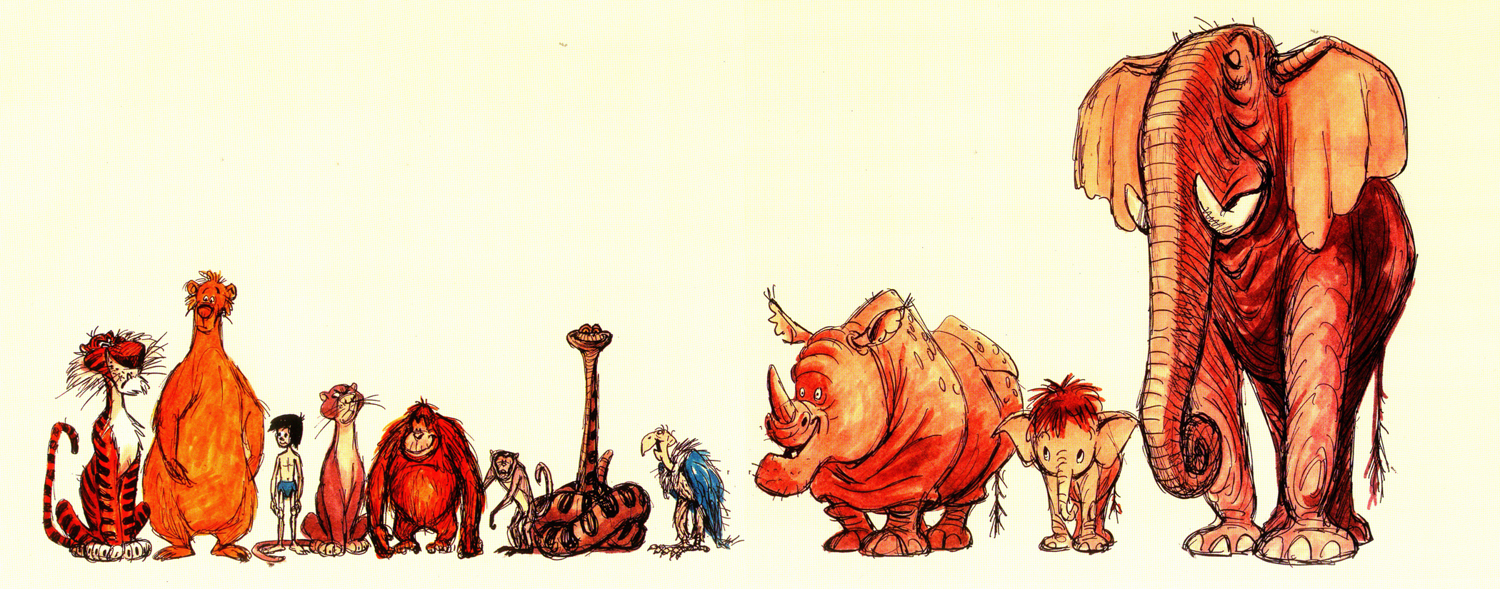 The Art Of Animation Disney Concept Jungle Book