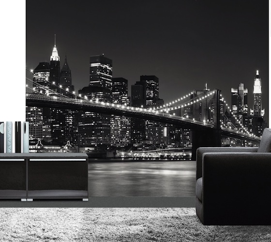New York Wall Mural Usd Create A Dramatic Feature In