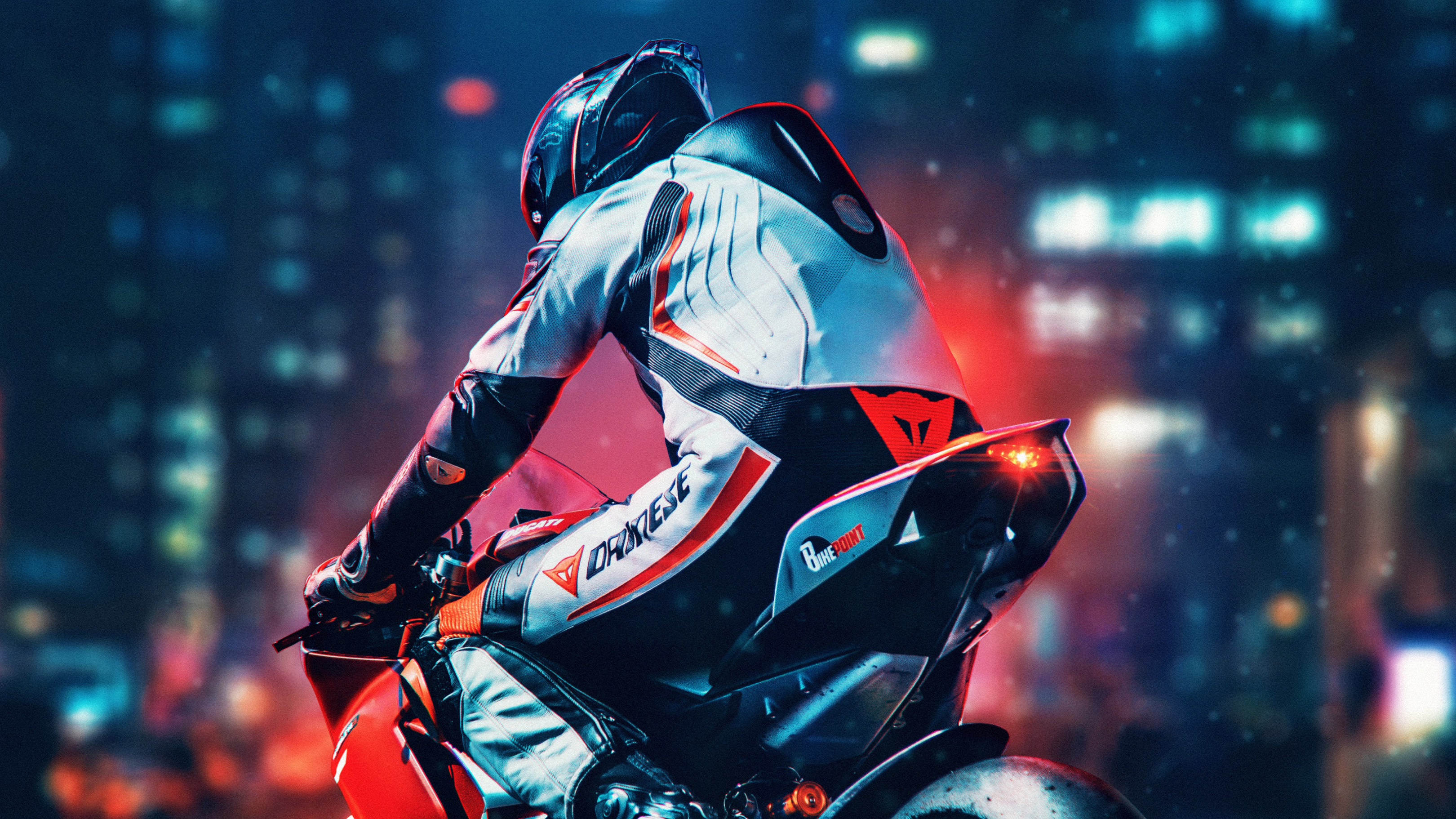Bike Rider 4k Wallpaper