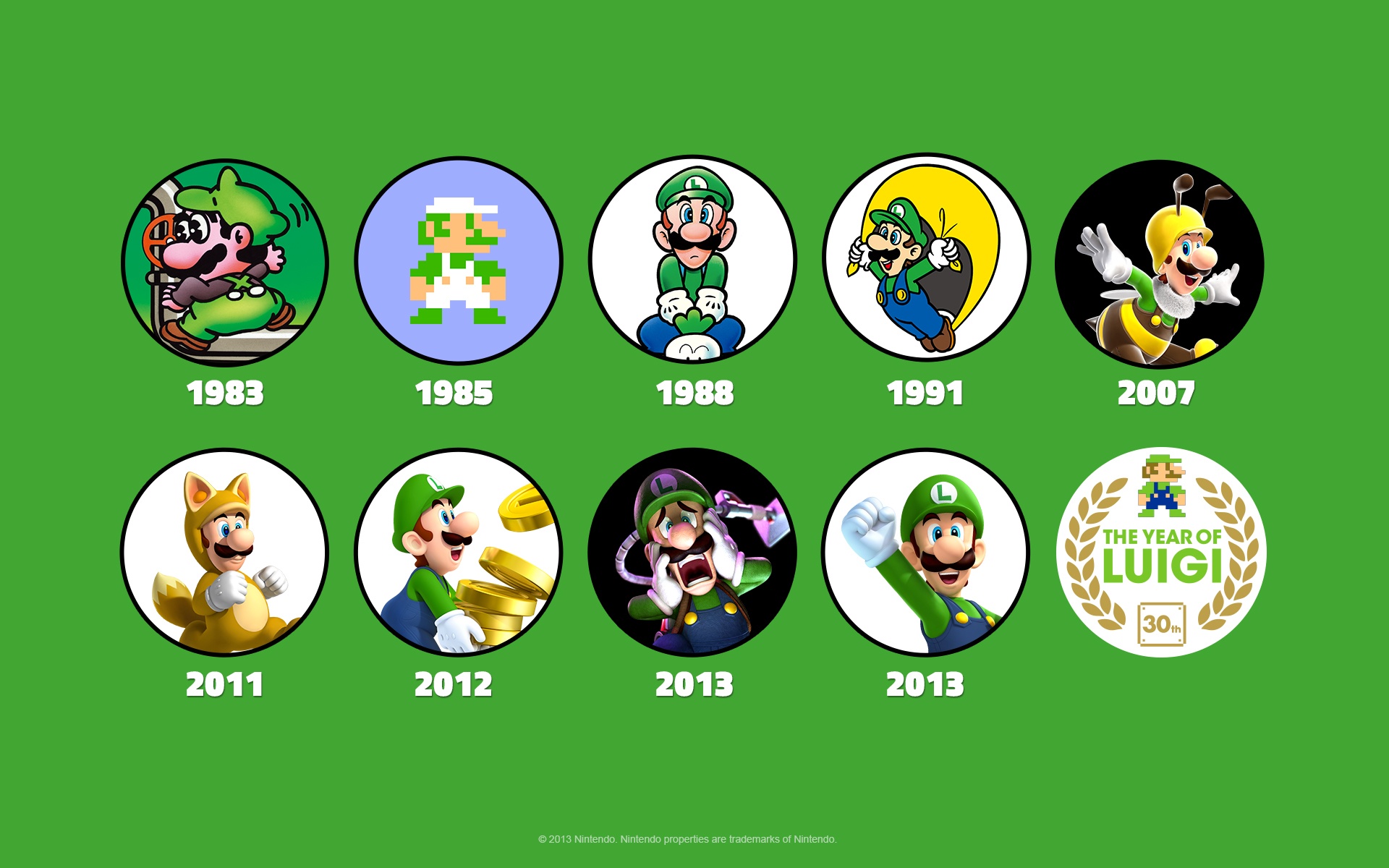 Luigi History Wallpaper X Widescreen