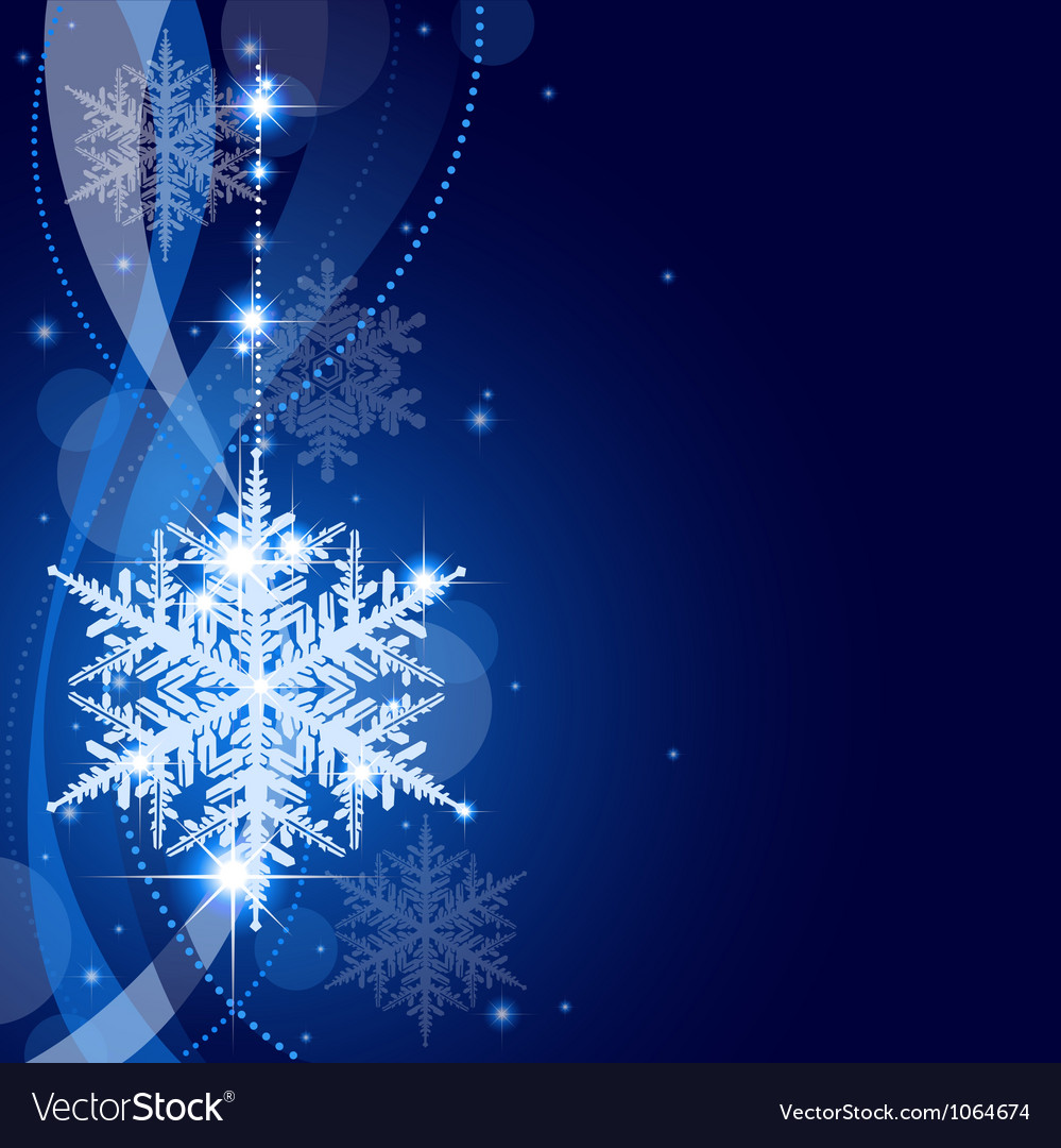 Winter Christmas Background Royalty Vector Image