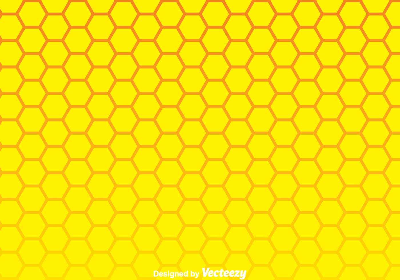 Yellow Honeycomb Background Vectors Clipart