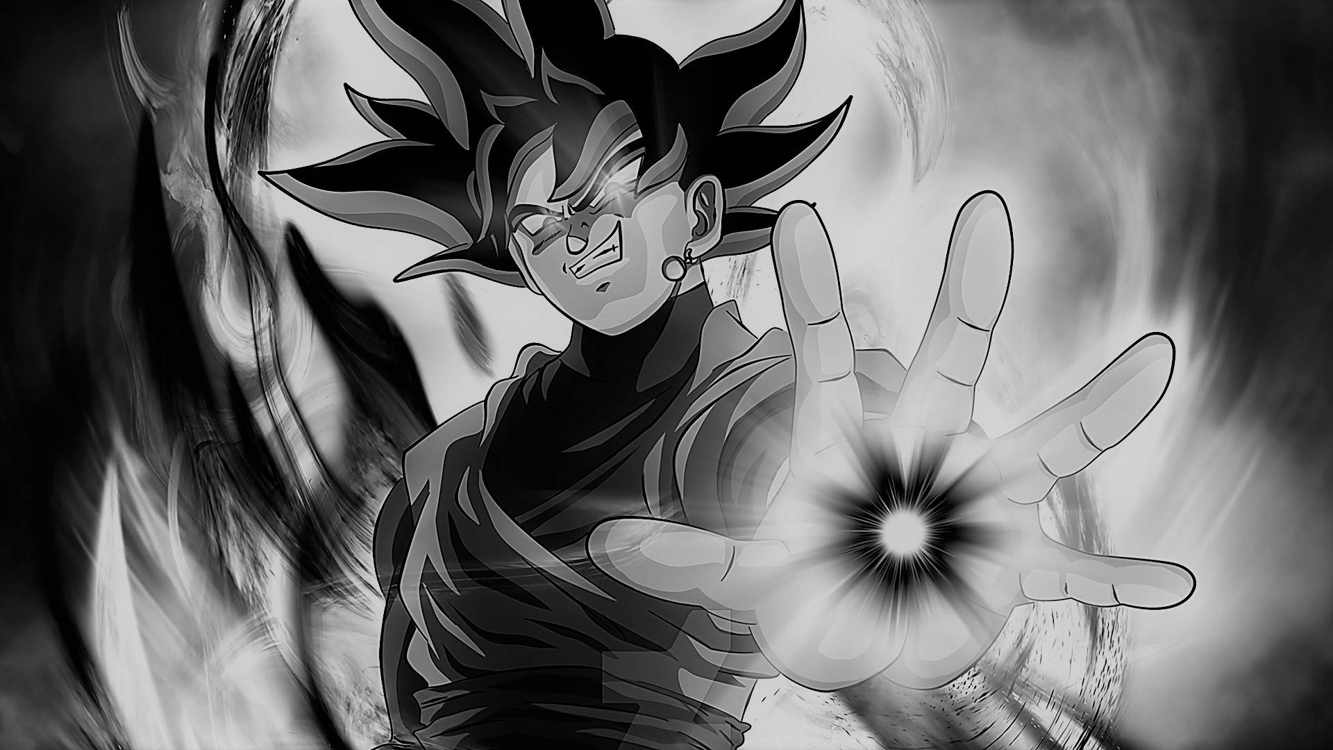 Most Loved Goku Wallpaper 4k Black And White