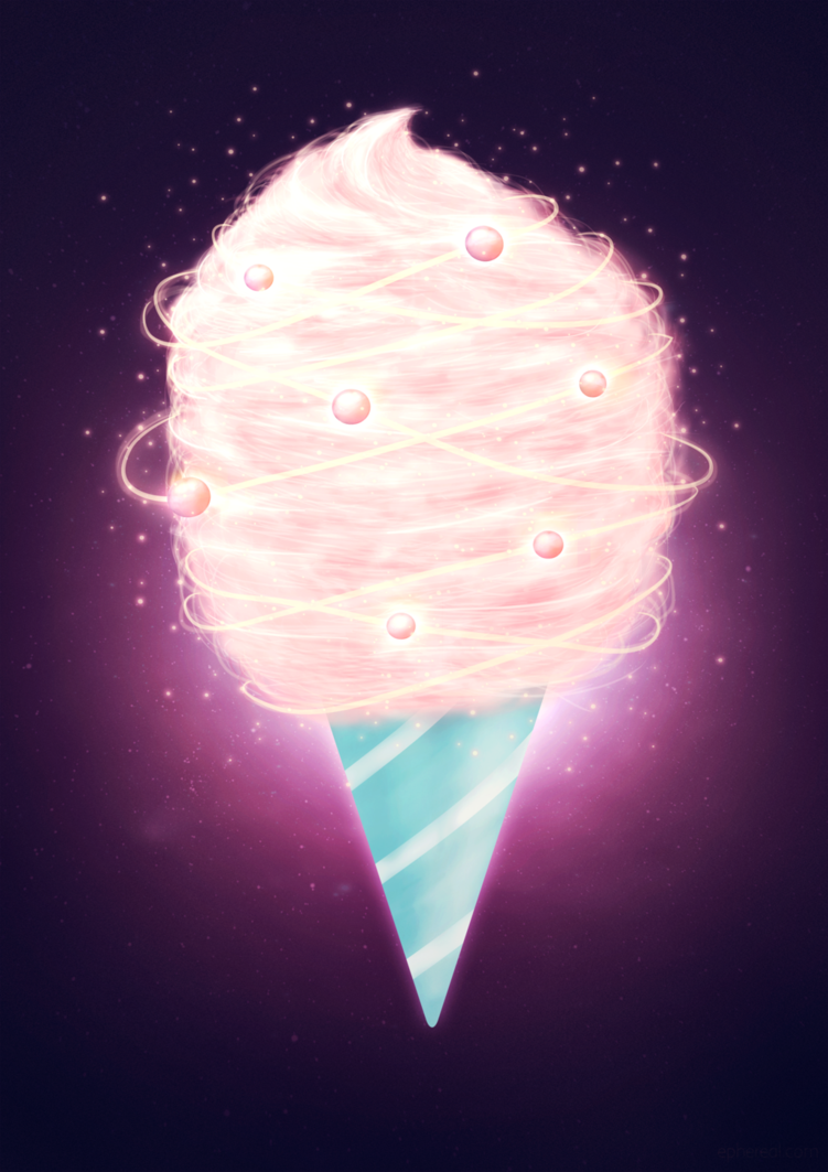 Astronomical Cotton Candy by electrifried on