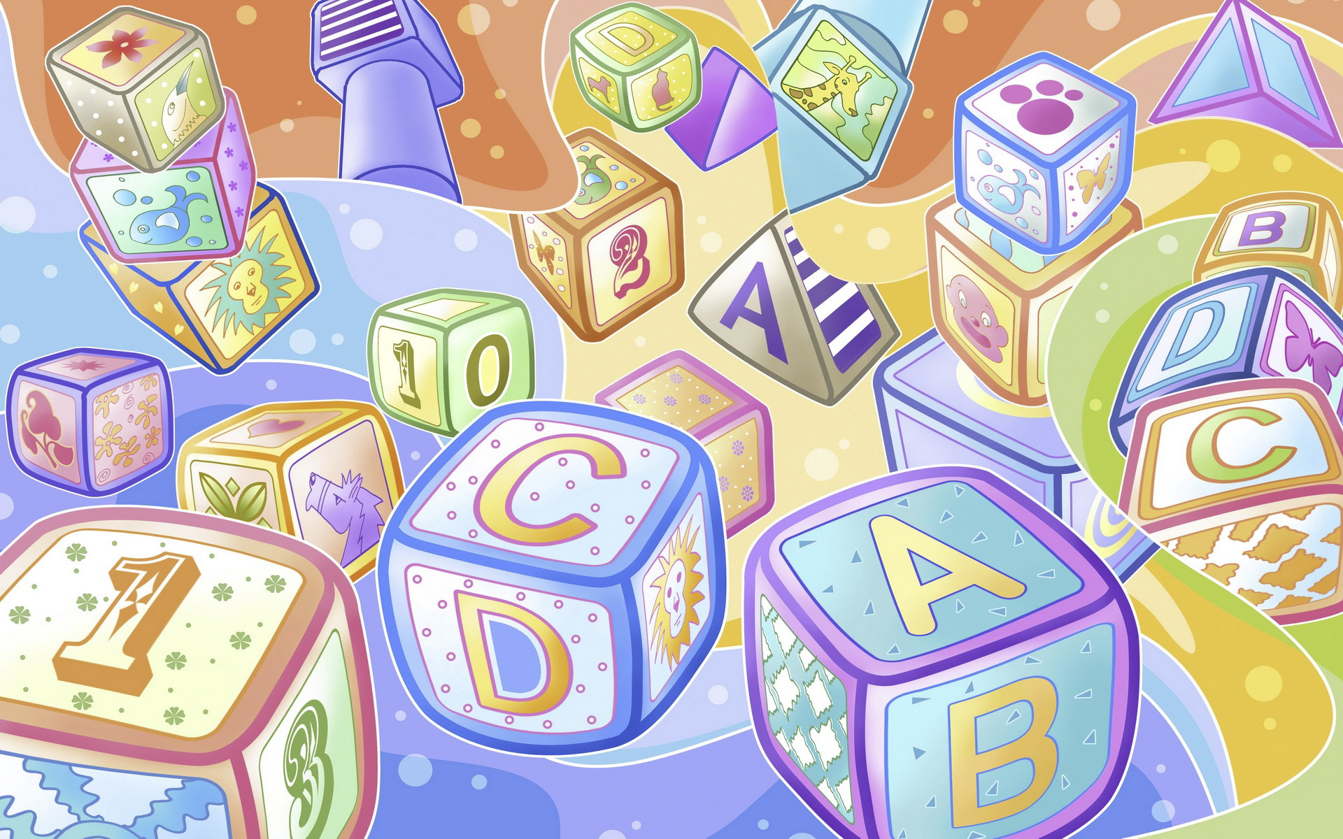 Desktop Wallpaper Of Alphabet For Kids Puter