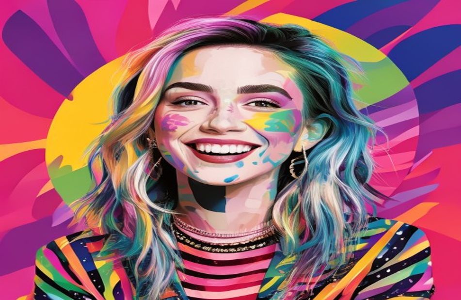 Billie Eilish Smiling Wallpaper