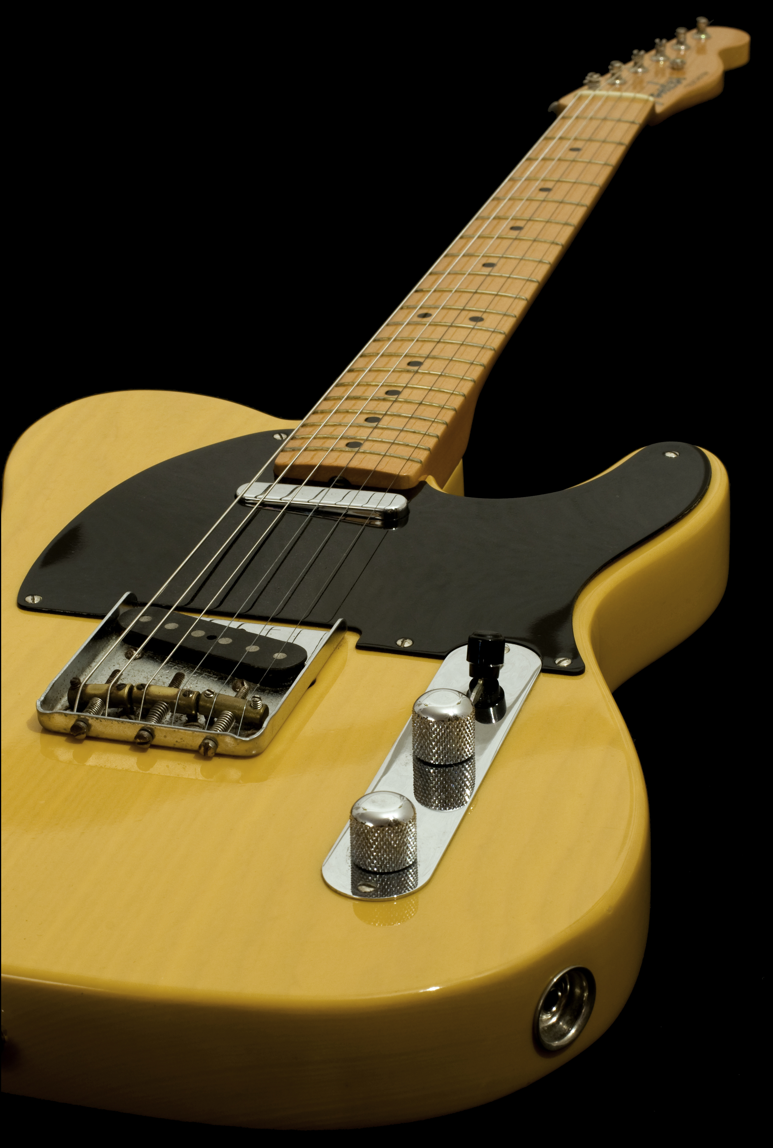 Fender Telecaster Guitar Ash Tele Blonde Leo