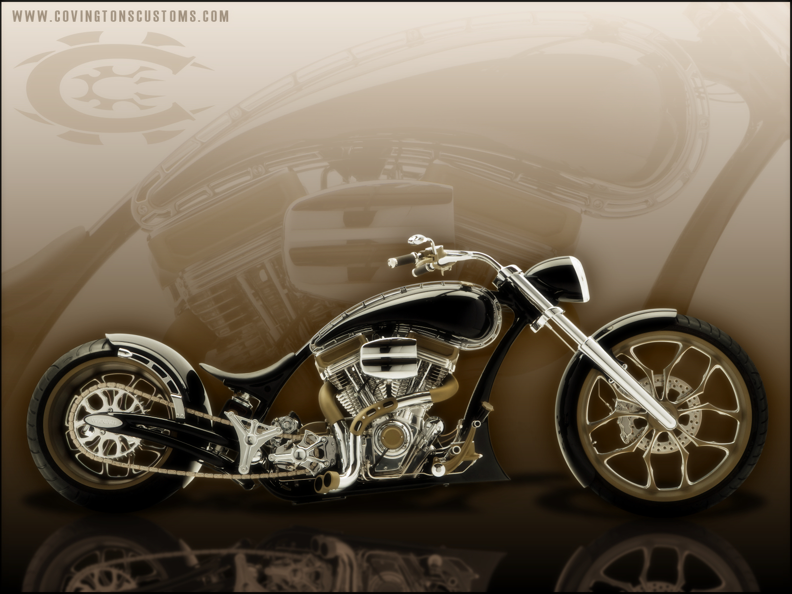 Covingtons Custom Motorcycle WallPaper 42jpg