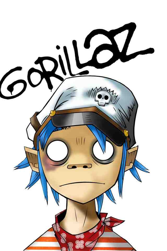 Gorillaz PC wallpaper with all of the fanarts Ive made  rgorillaz