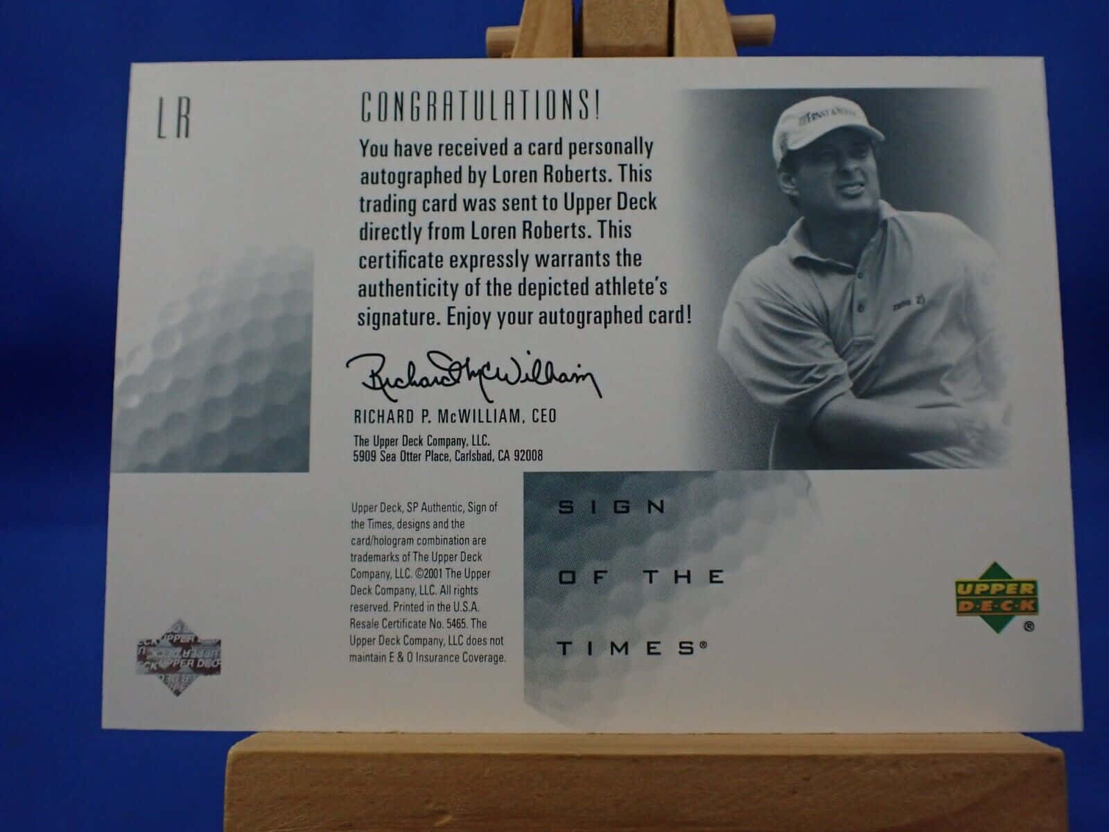 Loren Roberts Trading Card Wallpaper