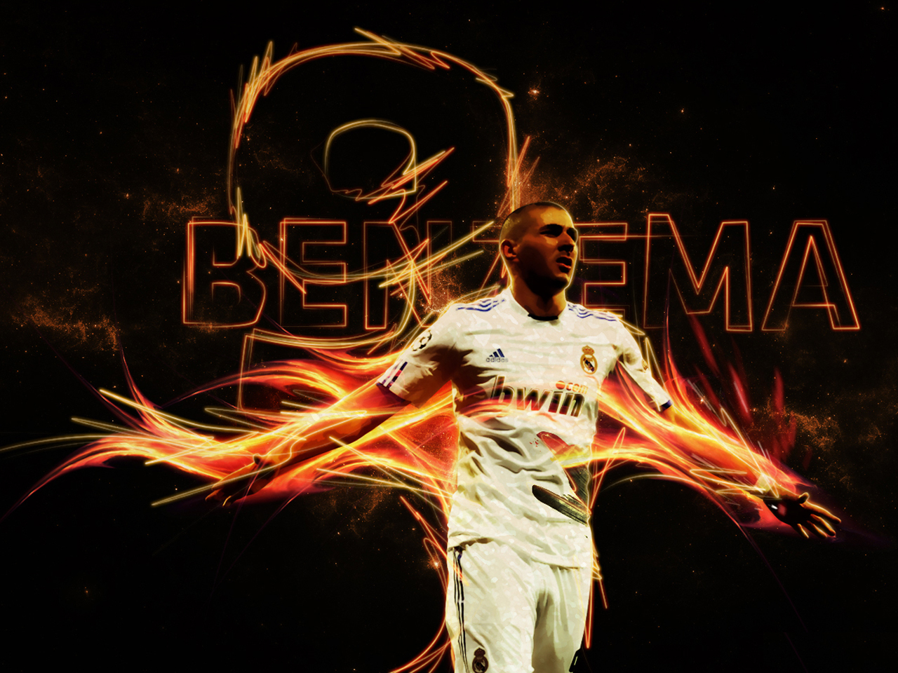 Football Karim Benzema HD Wallpaper