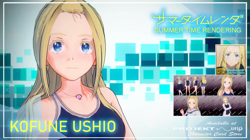 Koikatsu Summer Time Rendering Kofune Ushio By Syncvloid On