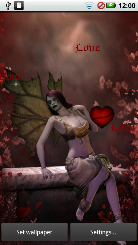 Gothic Fairy Live Wallpaper   Android Apps on Google Play 480x854