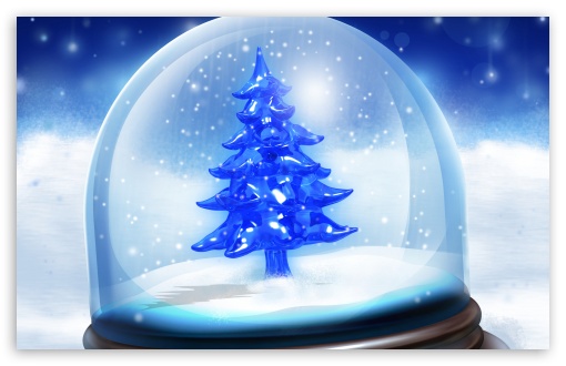 Christmas Snow Globe HD Wallpaper For Standard Fullscreen Uxga