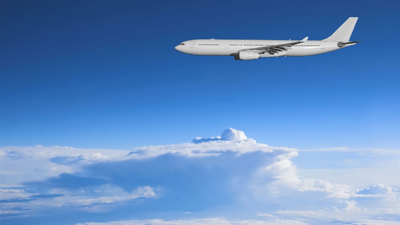 Airbus Above The Clouds Civil Aviation Aircraft Desktop Wallpaper