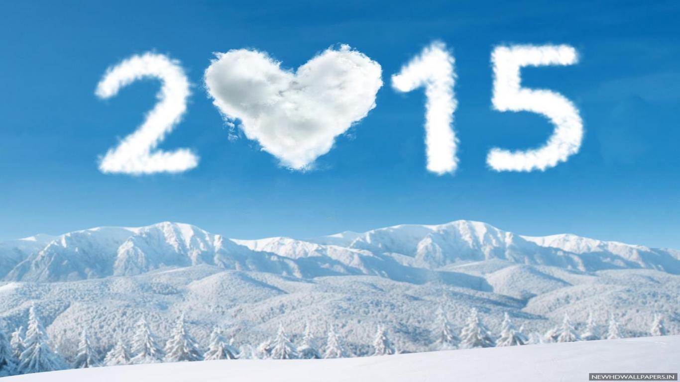 New Year Winter Love Heart HD Wallpaper Stylish