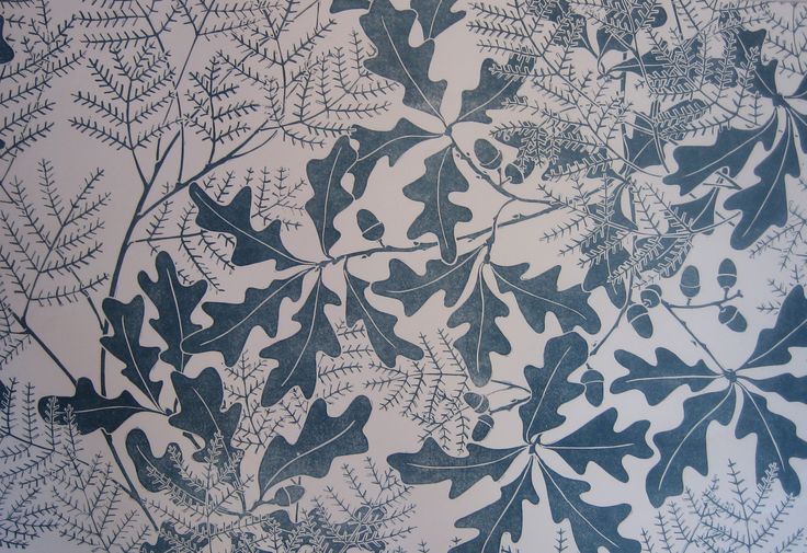 Oak Leaf Wallpaper By Marthe Armitage Sigmar London Trees