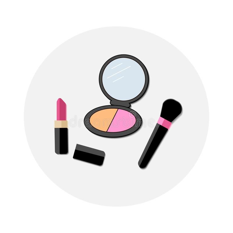 Cosmetics Or Make Up Vector Icon On White Background Aff