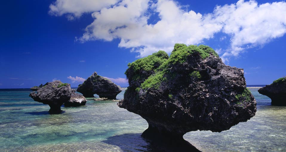 Rocks Ogami Island Miyakojima Okinawa Japan Travel Bureau