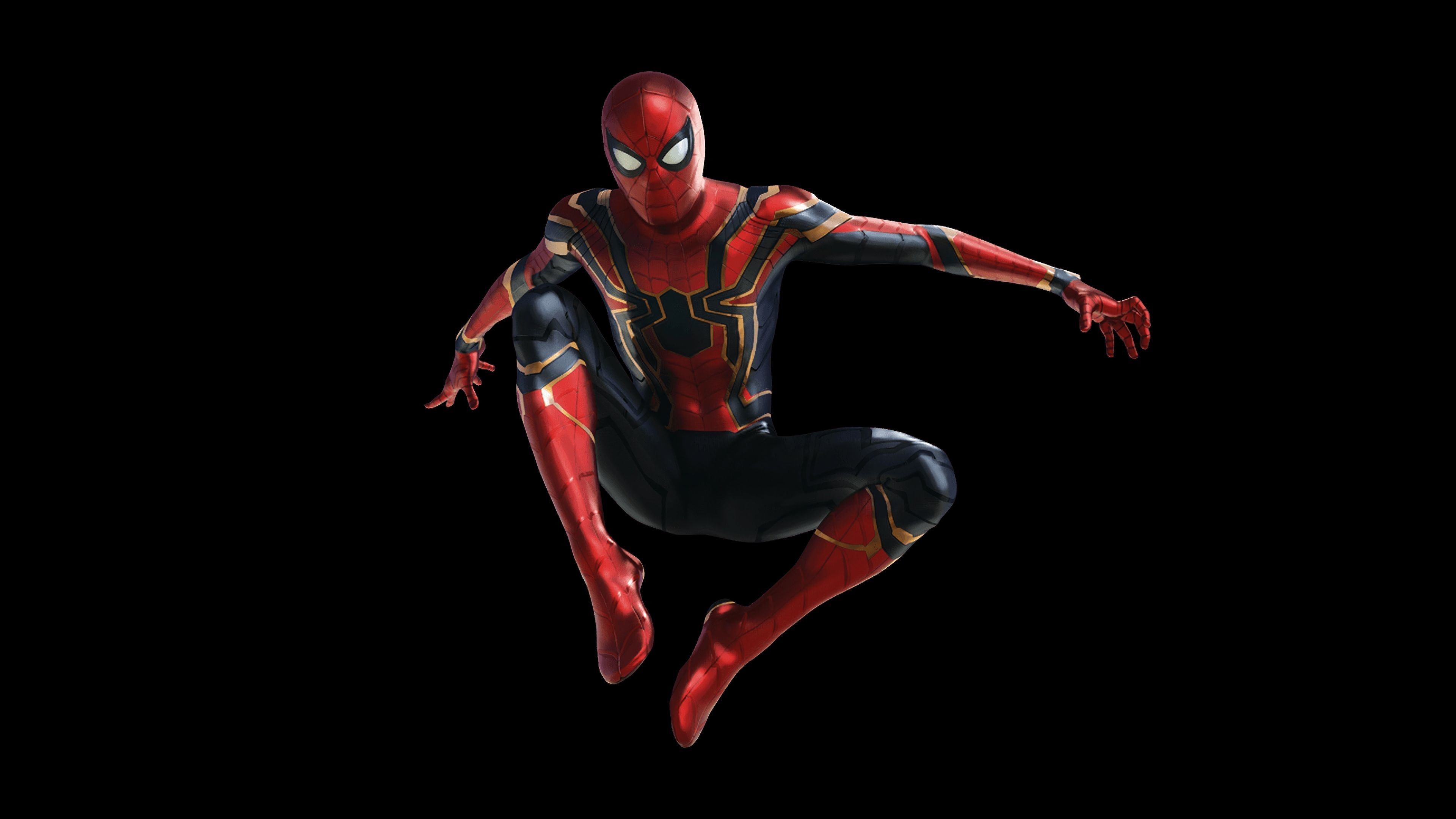 Iron Spider Man 4k Desktop Background Wallpaper HD
