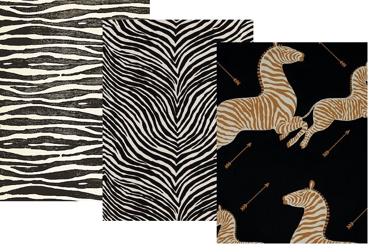 Schumacher Ripple Wallpaper In Zebra At Decoratorsbest