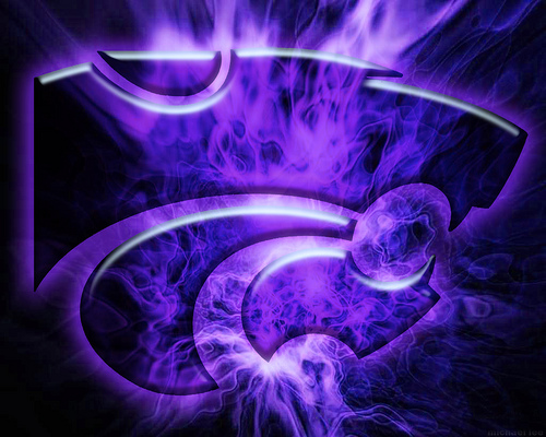 Kansas State Logo Purple Fire Photoshop Photo Sharing