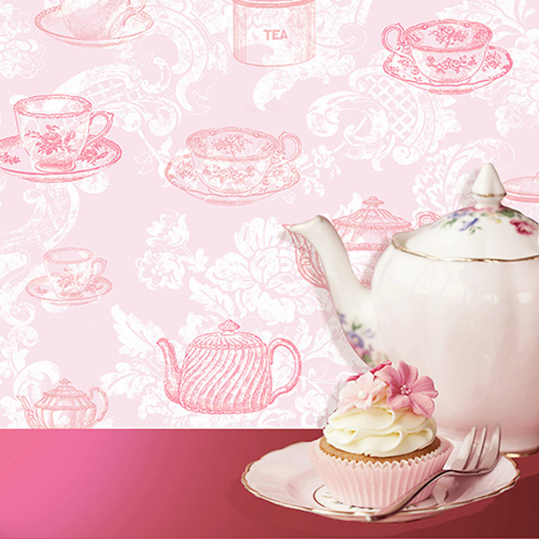 Home Brands Coloroll Vintage Tea Party