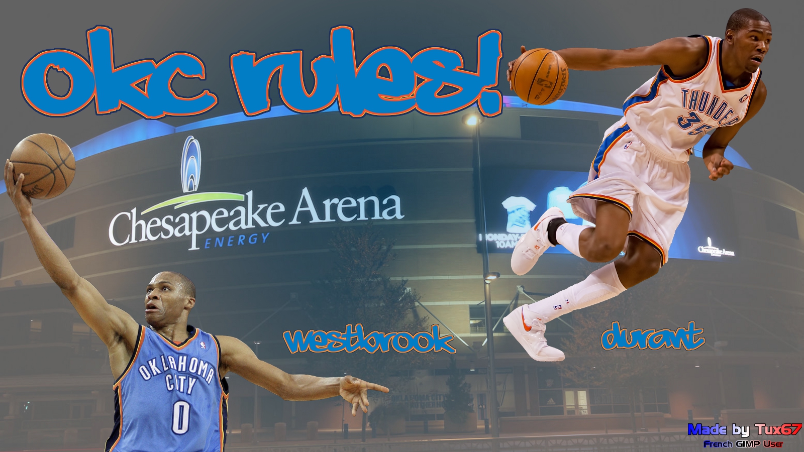 Westbrook And Durant Wallpaper