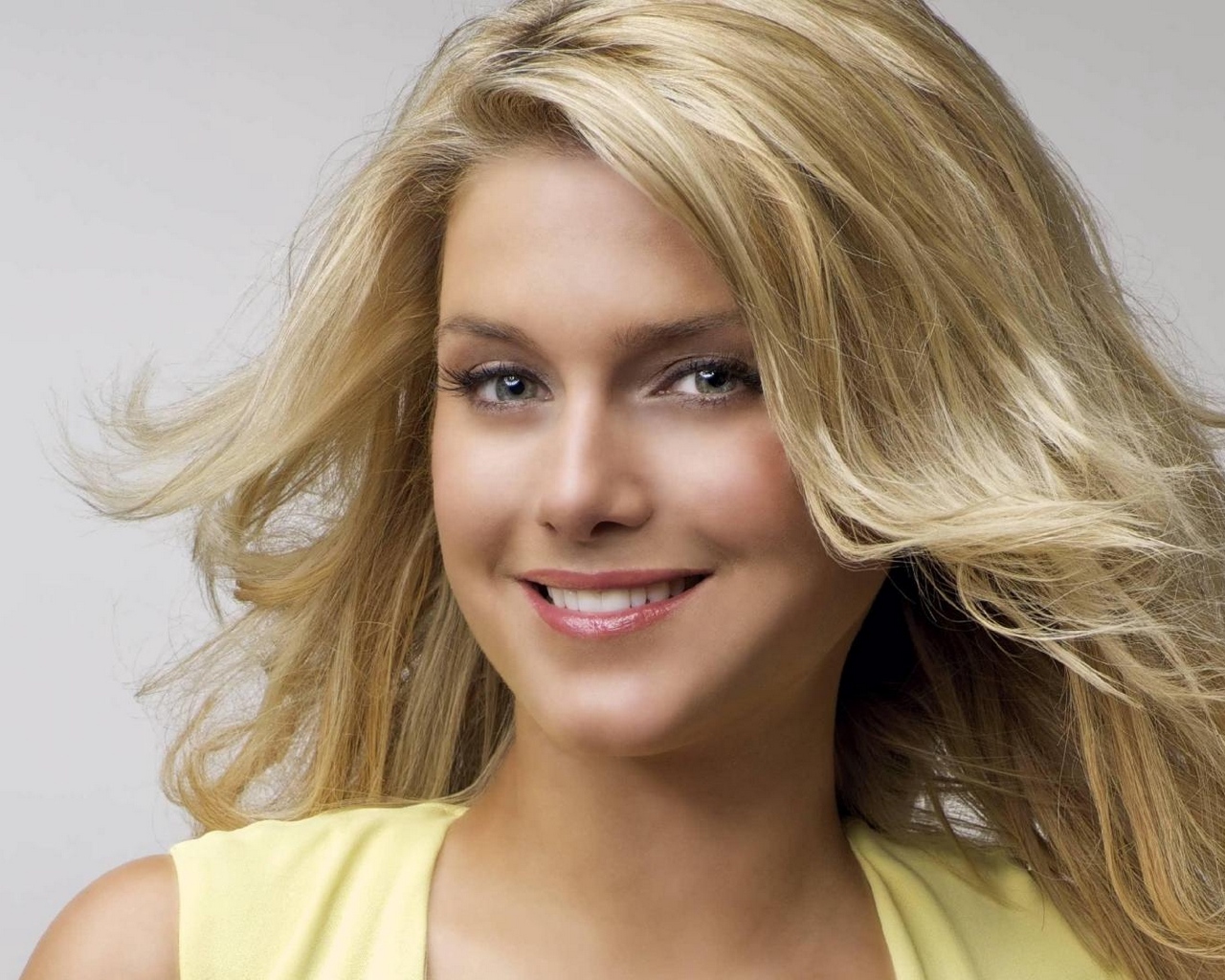 Wallpaper Jeanette Biedermann Blonde Girl