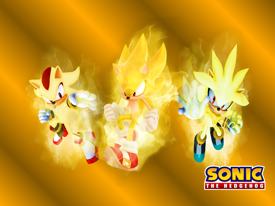 Super Sonic And Shadow Silver Wallpaper HD