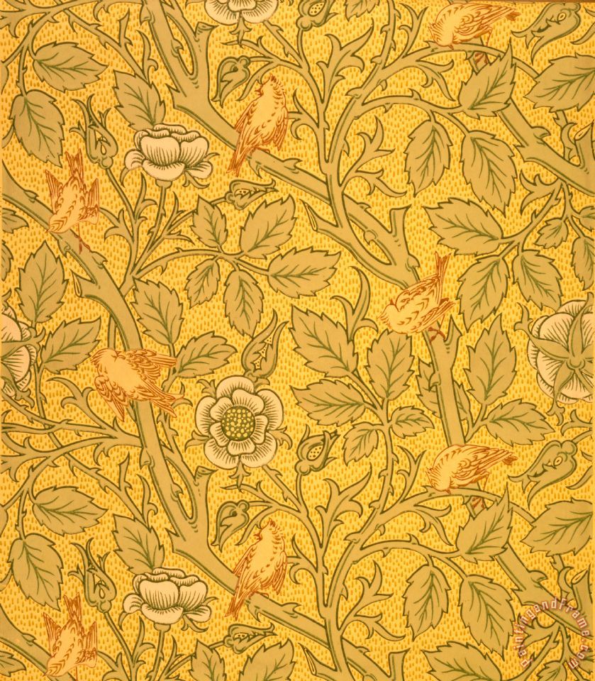 Bird Wallpaper Design Painting William Morris