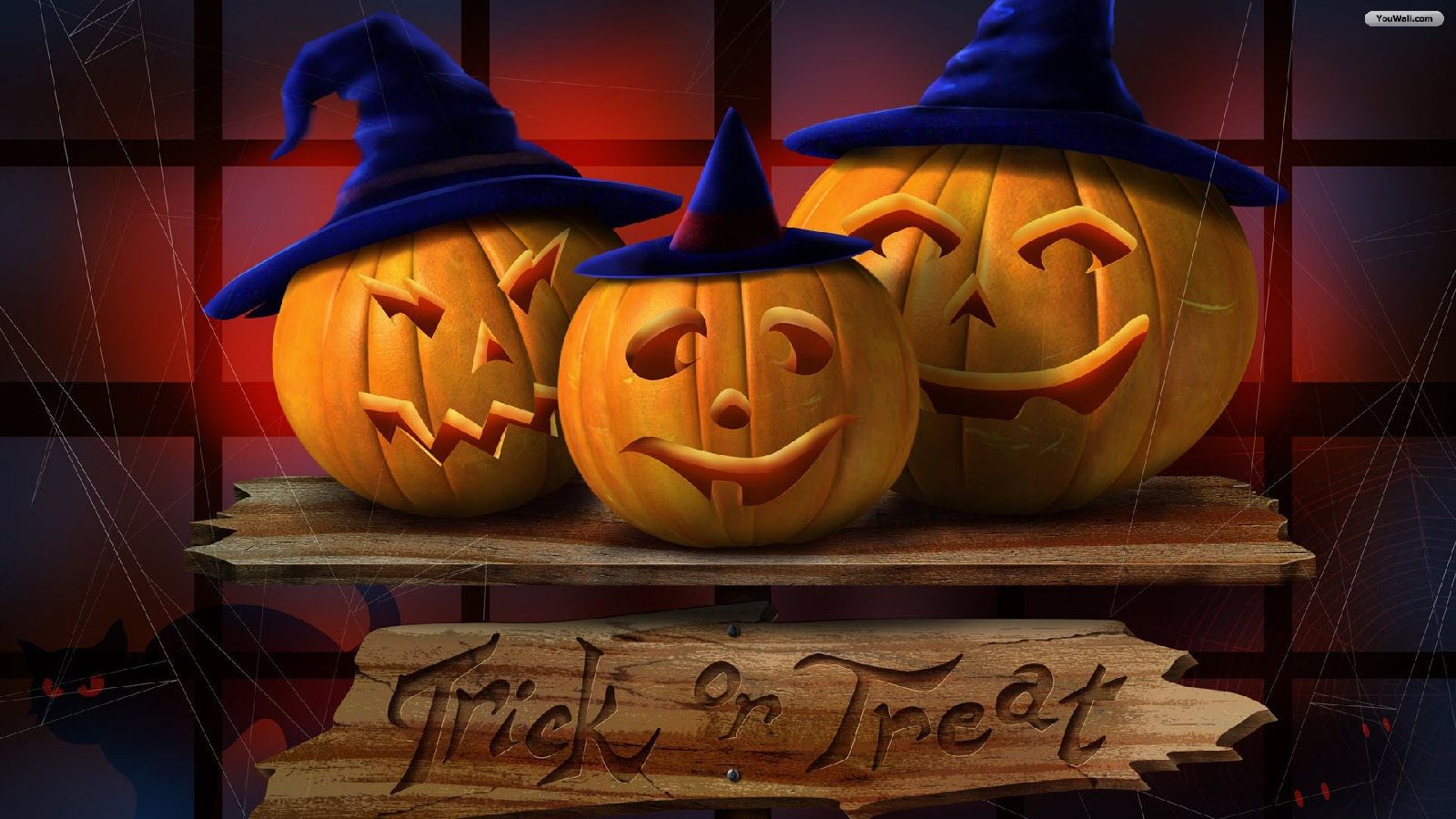 Youwall Halloween Trick Or Treat Wallpaper
