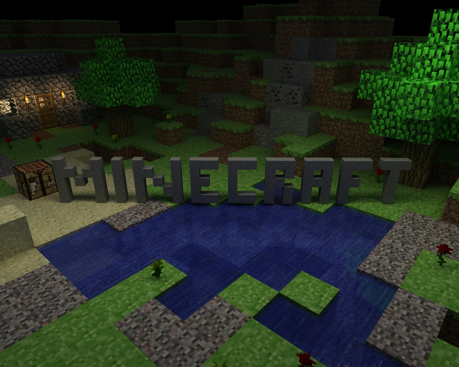 Minecraft Pictures Cool World Logo Wallpaper Wallpapere