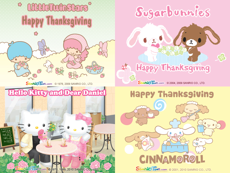 Hello Kitty Online Happy Thanksgiving To Our Friends In The Usa
