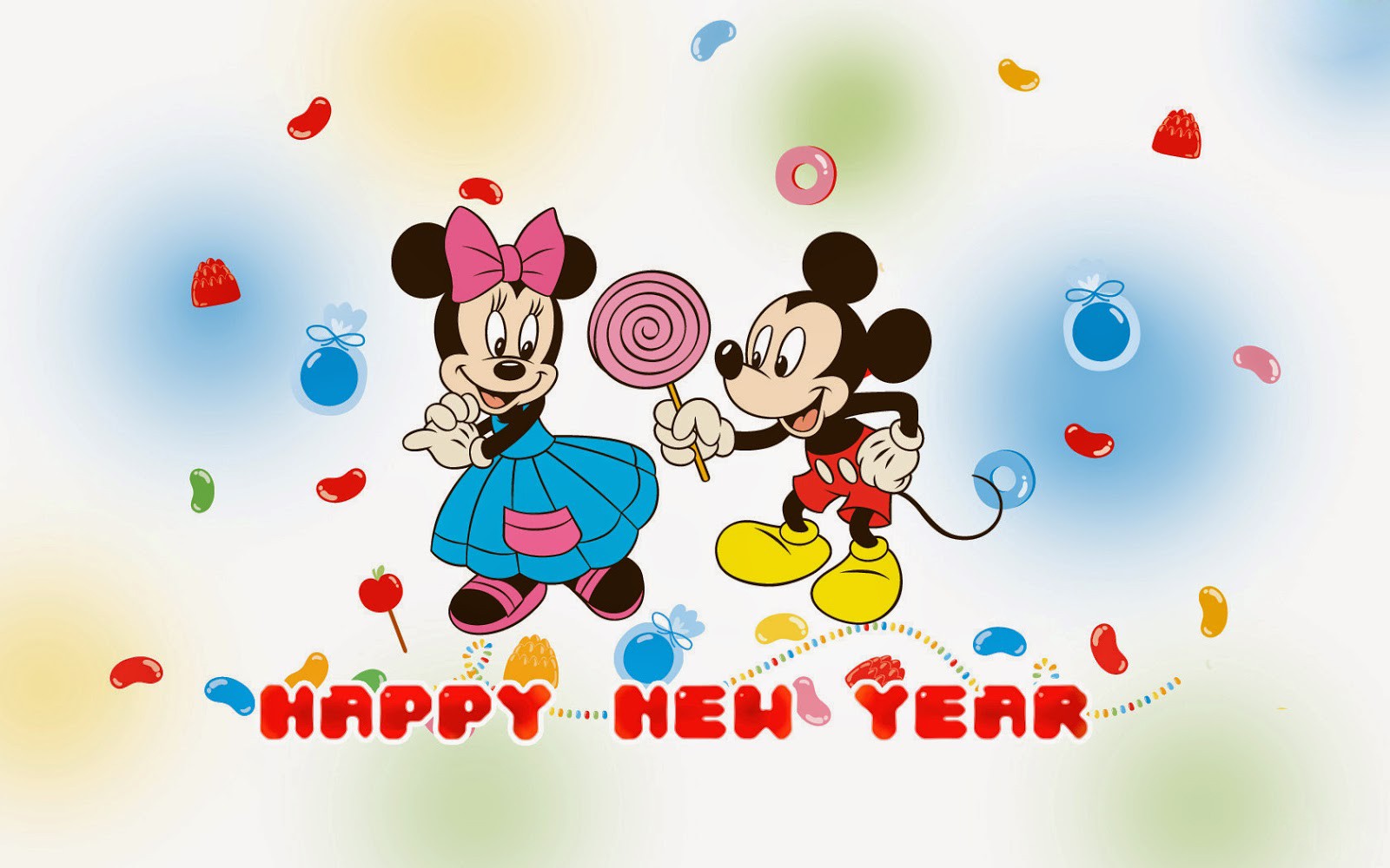 New Year Cartoon HD Wallpaper