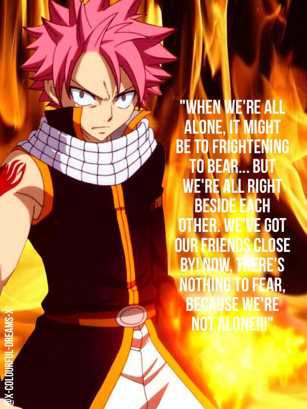 Fairy Tail Quotes Natsu Wallpaper On