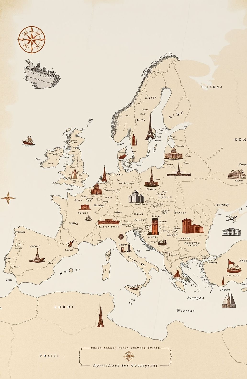 Map Of Europe Wallpaper