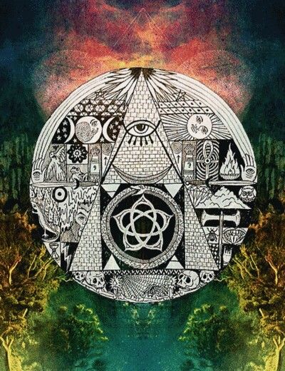 Third Eye Symbolism Sacred Geometry All Seeing Psychedelic