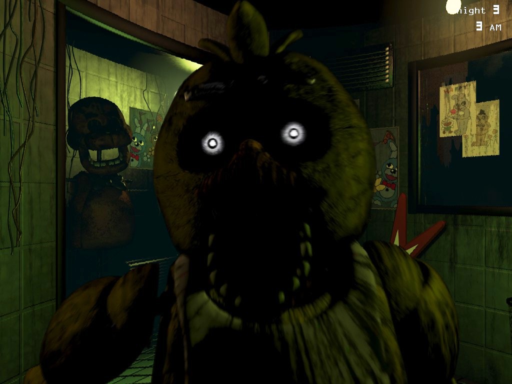 Phantom Chica S Fnaf3 Jumpscare By Gold94chica