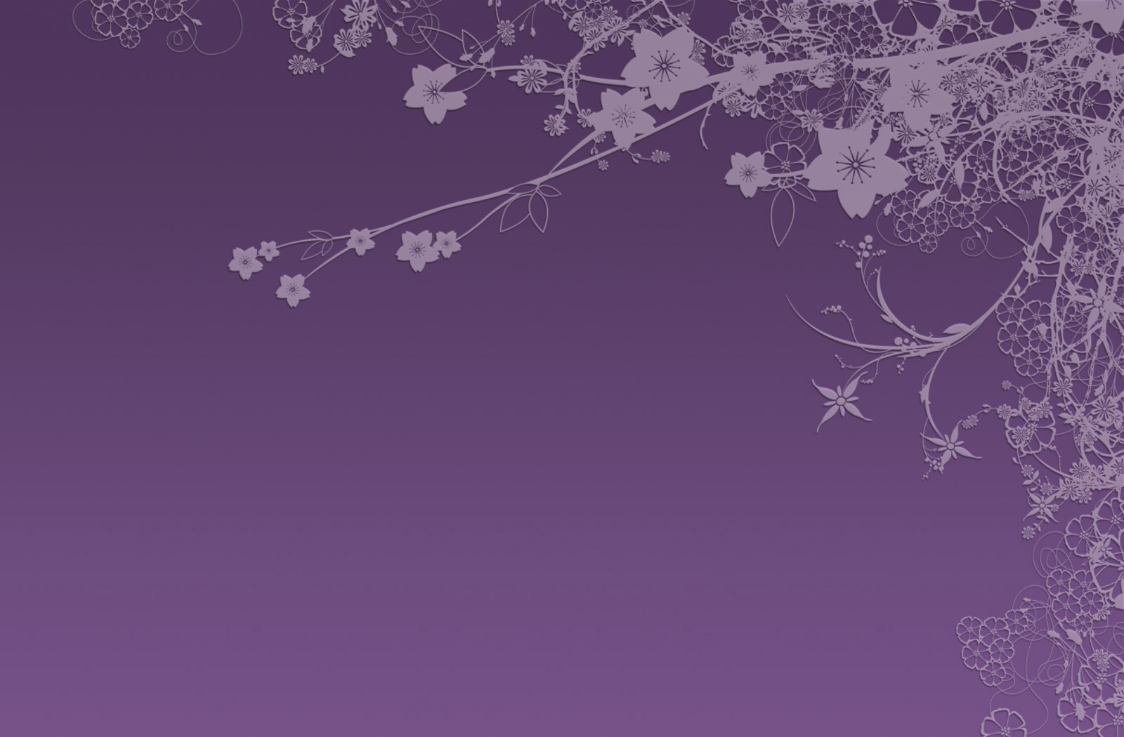 Purple Tree Branch Background For Powerpoint