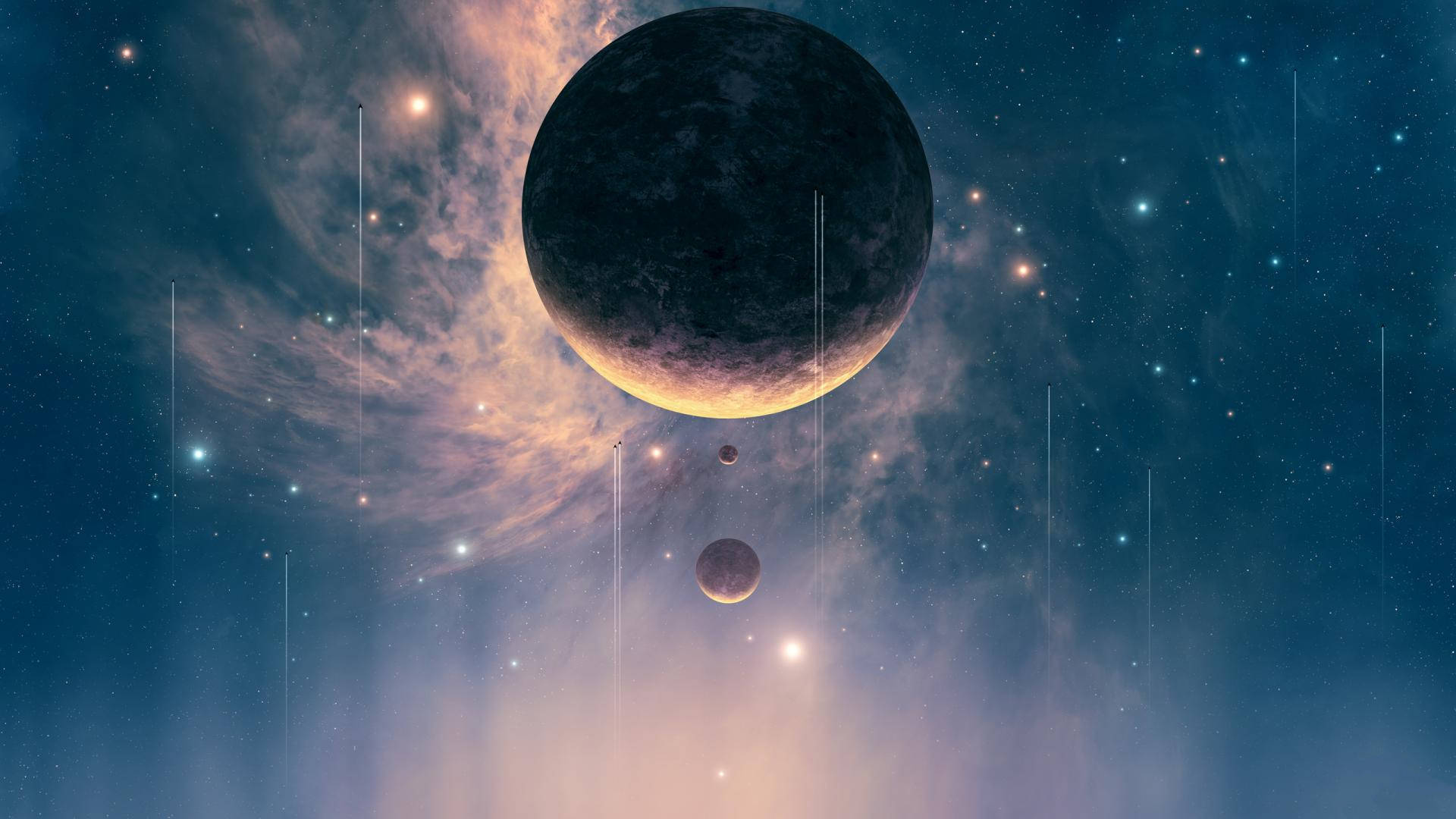 Planets And Stars Space Background 2g29ij5bpyiw2j3m Wallpaper