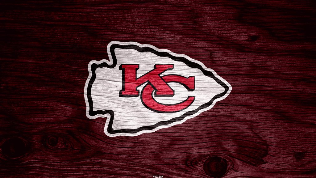Kansas City Chiefs Red Weathered Wood Wallpaper for Phones and Tablets