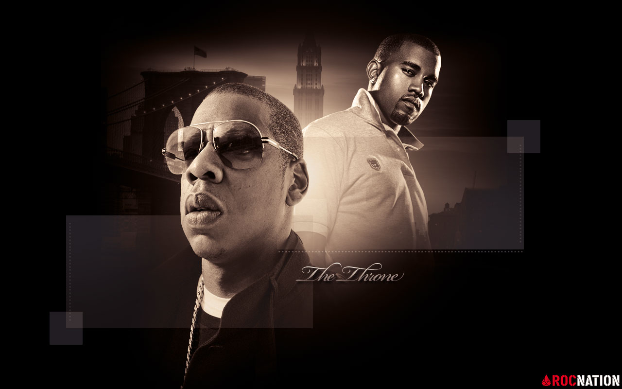 Jay Z Kanye West Wallpaper Graphics Portfolio
