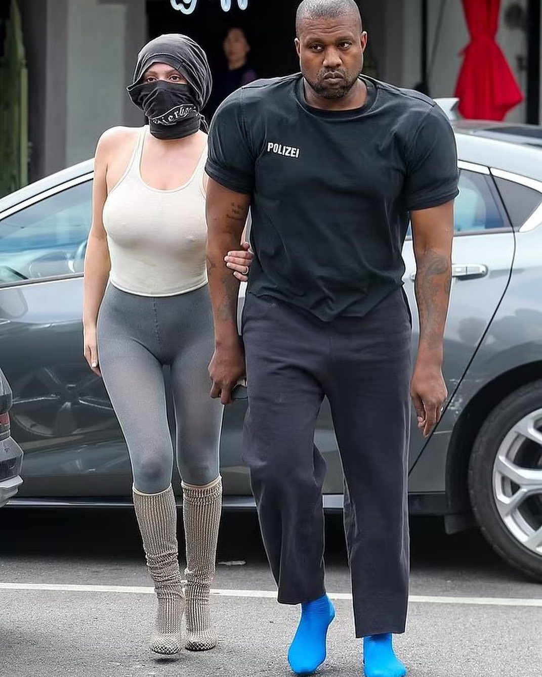 Bianca Censori and Kanye West seen together in Los Angeles