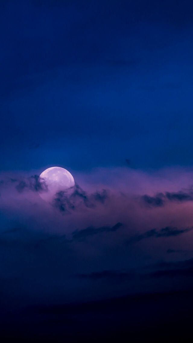 Cloudy Moonlight Moon Background Photography Nature